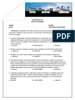 Portfolio #:5 Find The Words Name: Score: Date: Teacher'S Signature: Directions: Underline The Letter of The Answer That Corresponds To The Clues in