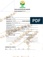 Ficha Afiliación Upa-Aragón Fecha Ingreso