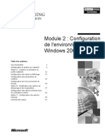 configuration de l'environnement windows 2000