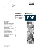 création gestion de comptes et d'ulilisateur