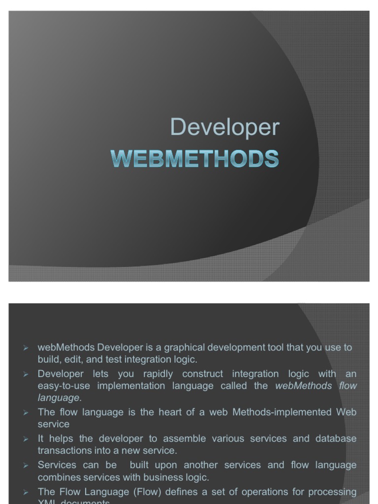 Web Methods Developer | PDF | Control Flow | Ibm Db2