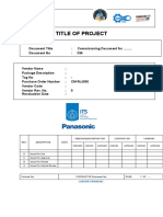 Commissioning Template Rev