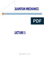 Unit 4 Quantume Mechanics Lecture 5