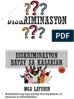 Diskriminasyon Batay Sa Kasarian