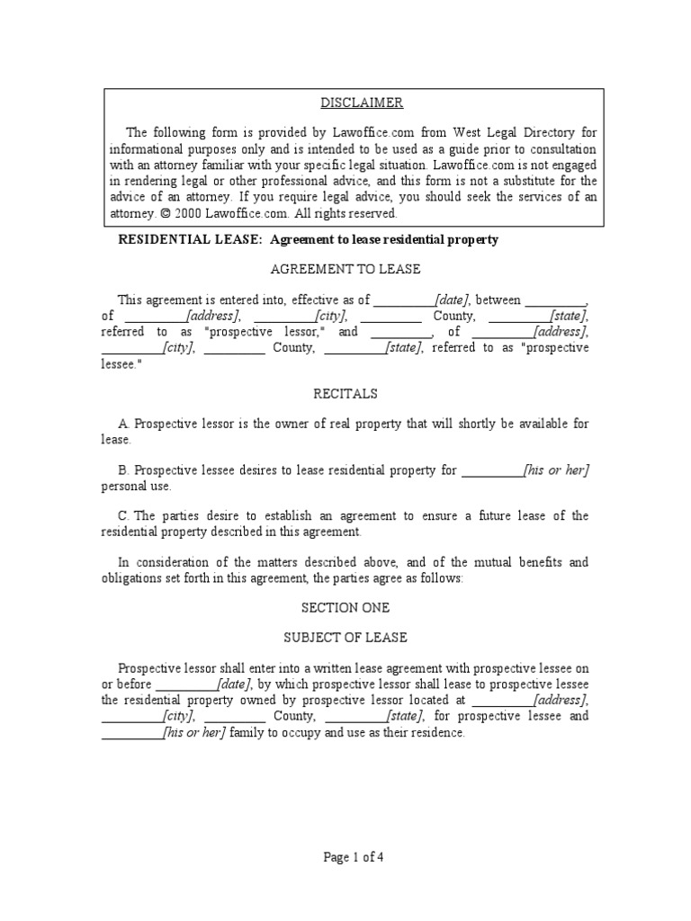 Define Lease Business Law