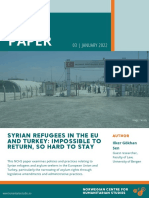 NCHS Paper 03 January 2022 Syrian Refugees in The EU and Turkey