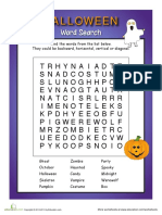 Spooky Word Search