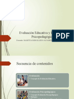 Evaluación Educativa y Evaluación Psicopedagógica: Docente: Maritza Rebolledo Alvarez