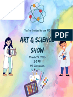 Art & Science Show: You're Invited To Our M3