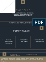 Dampak Transportasi dan Energi terhadap Lingkungan