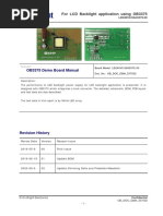 OB3375 Demo Board Manual: For LCD Backlight Application Using OB3375