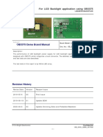 OB3375 Demo Board Manual: For LCD Backlight Application Using OB3375