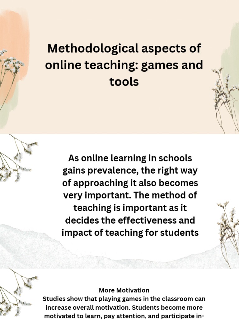 Online Teaching Games For Fun