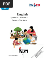 English: Quarter 2 - Module 2: Tenses of The Verb