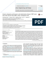 Seismic Mitigation Performance and Optimization Design of NPP Water Tank