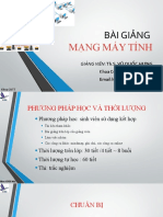 Bài Giảng: Mạng Máy Tính