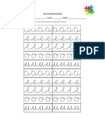 Guía de Grafomotricidad Nombre: - Curso: - Fecha