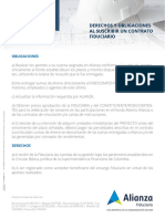 Derechos-Deberes Contrato Fiduciario