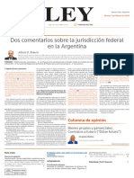 La influencia de la Constitución de EE.UU. en el diseño de la jurisdicción federal argentina