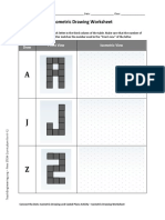 Isometric Worksheet