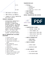 Transportation Engineering Transportation Ways