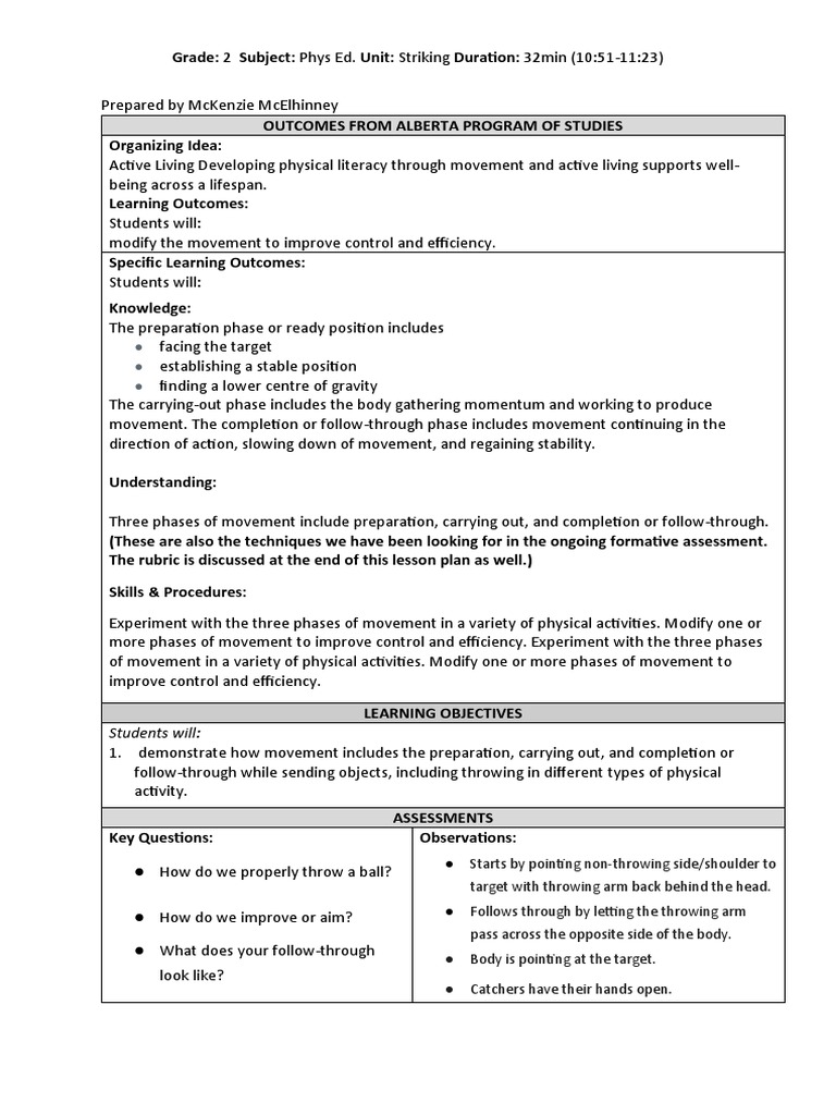Throwing and Catching 1 1 PDF Learning Cognitive Science
