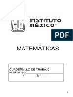 4°cuaderno de Trabajo - Matemáticas.Semana 2 y 3