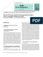 Reunión Del Grupo Español de Dermatología Quirúrgica, Láser y Oncología Cutánea de La AEDV