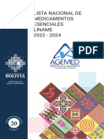 Lista Nacional de Medicamentos Esenciales Liname 2022 - 2024