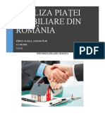 Referat Economie-Analiza Pietei Imobiliare Din Romania