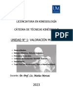 Evaluación muscular: métodos y gradación