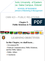 CMM 423 - Public Relations
