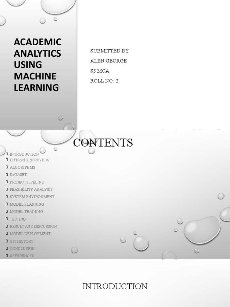 Academic Analytics Using Machine Learning | PDF | Support Vector ...