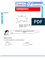 Concepto de Perímetros para Cuarto de Primaria