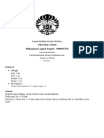 Format Laporan Proyek Sains Praktikum Biologi Molekuler 2022