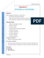 Flip Flops & Counters: Experiment 5