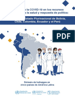 El Caso Del Estado Plurinacional de Bolivia, Chile, Colombia, Ecuador y El Perú