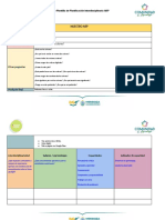 Plantilla para Planificar Interdisciplinariedad La Fábrica de Colores