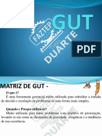 Matriz GUT - Ferramenta para priorização de problemas