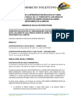 Memoria de Calculo Estructural Modulo 2 Colegio Tovar