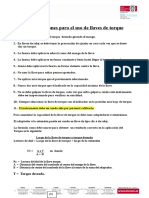 Precauciones para El Uso de Llaves de Torque