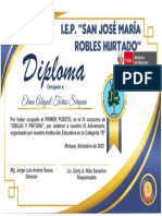 Concurso de dibujo ganador IEP San José