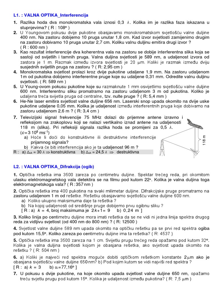 L1 I 2 - Valna Optika | PDF