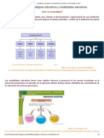 Paradigmas Educativos y Modalidades Educativas. - Aprendizaje en Linea