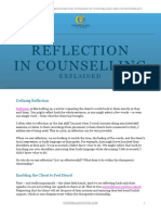CT Reflection in Counselling Explained