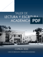 Taller de Lectura y Escritura Acadmicas