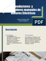Conductores y Arrancadores Manuales de Motores Eléctricos