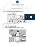 Guía de Reforzamiento Comprension de Imagenes 4º Bàsico