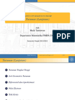 Turunan (Lanjutan) : Tkss211105 Kalkulus Dasar