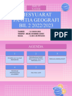 Mesyuarat Panitia Geografi BIL 2 2022/2023: SMK ST Xavier